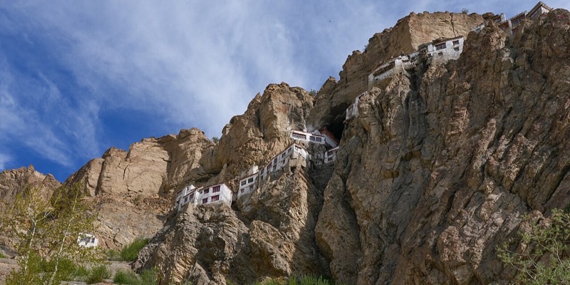 Phugtal Gompa, built out of a cave mouth above the Tsarap river